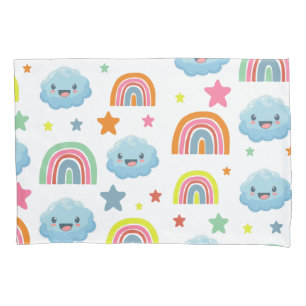Funda De Cojín El arcoiris suave