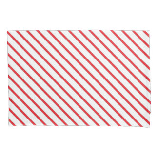 Funda De Cojín El bastón de caramelo del navidad raya el modelo