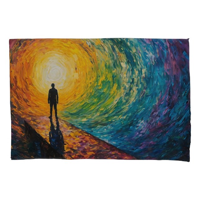 Funda De Cojín El borde de la dimensión (Anverso)