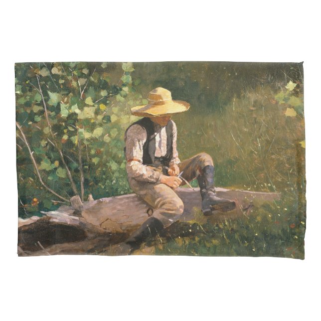 Funda De Cojín El chico blanco (de Winslow Homer) (Anverso-izquierdo)