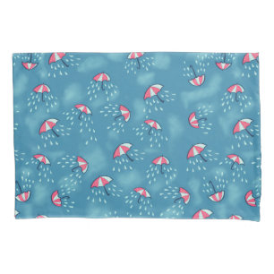 Funda De Cojín El clima lluvioso divertidísimo Umbrellas