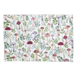 Funda De Cojín El diseño de las setas color agua es acogedor