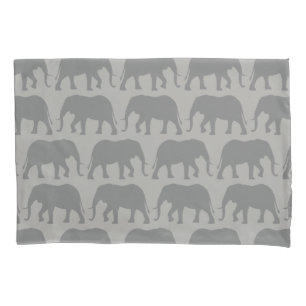 Funda De Cojín El elefante africano siluetea el modelo