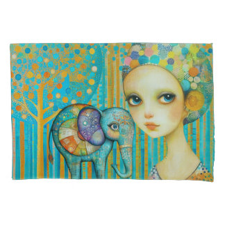 Funda De Cojín El encanto del elefante