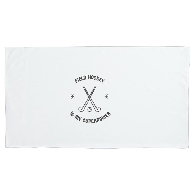 Funda De Cojín El hockey es mi superpotencia (Anverso)