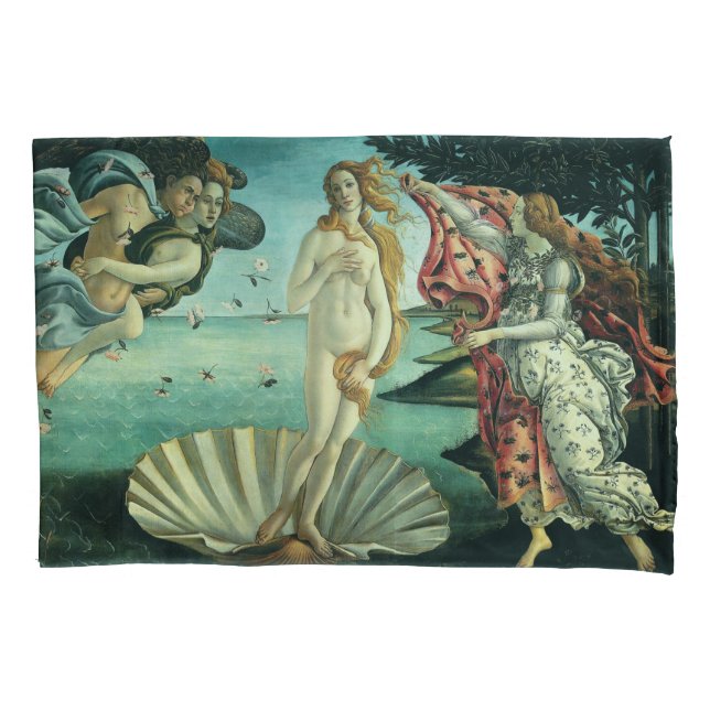 Funda De Cojín El nacimiento de Venus por Sandro Botticelli  (Anverso)