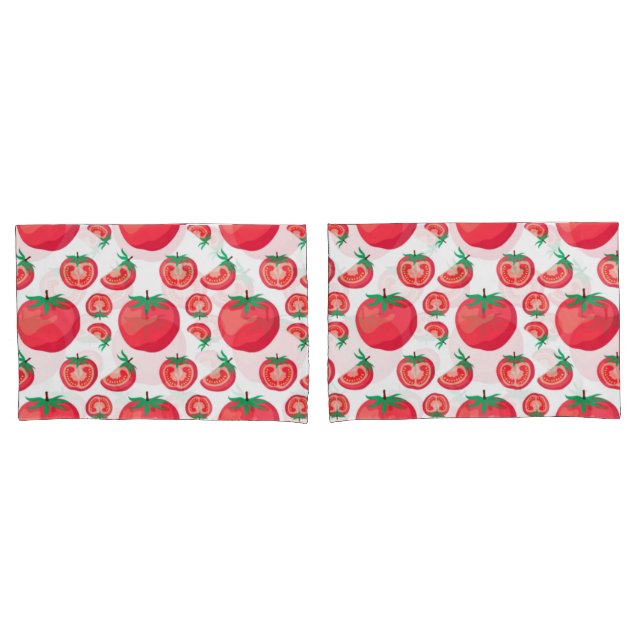 Funda De Cojín El patrón de tomate rojo es tan gracioso (Anverso - Set)