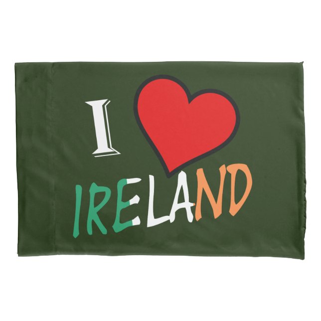 Funda De Cojín El pcnt de I Heart Ireland (Anverso)