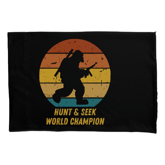 Funda De Cojín El pie grande no quiere esconderse y buscar más ah (Anverso)