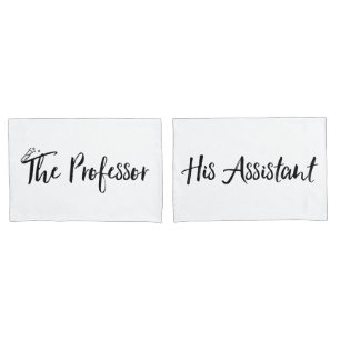 Funda De Cojín "El profesor y su asistente"