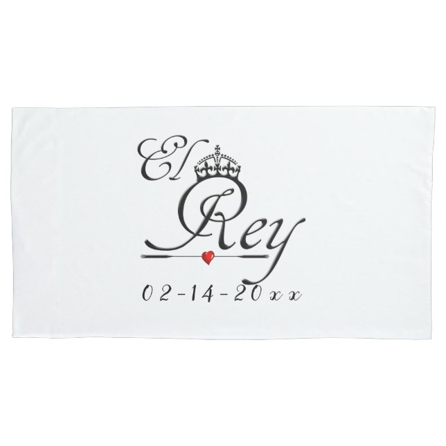 Funda De Cojín El Rey - Rey coronado (Anverso)