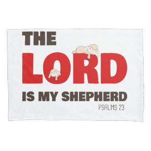 Funda De Cojín El Señor Es Mi Pastor Salmos 23 Fe Cristiana