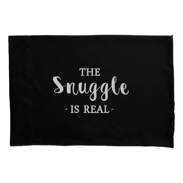 Funda De Cojín El Snuggle es real (Anverso)
