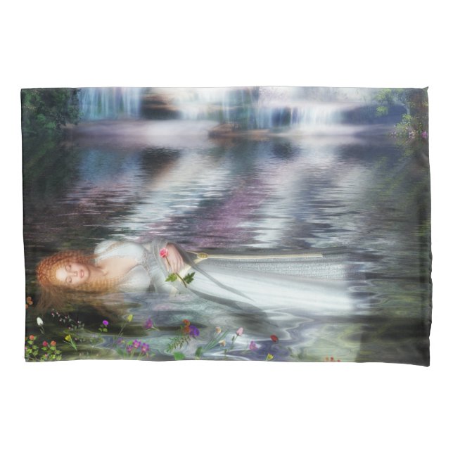 Funda De Cojín El último reposo de Ophelia (Anverso)