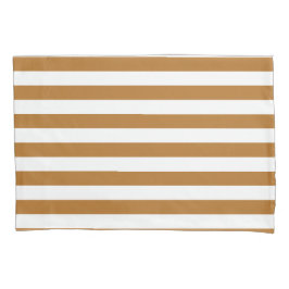 Funda De Cojín Elegancia acogedora, cálida y franja blanca