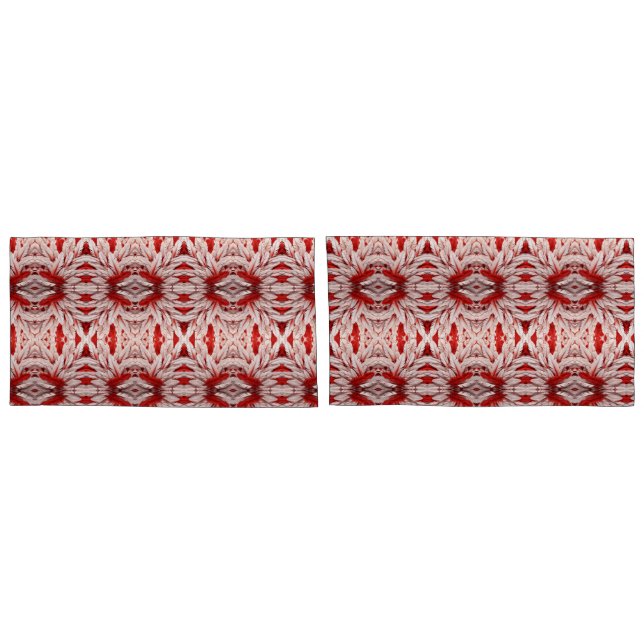 Funda De Cojín Elegant Feather Pillowcases – Matching Bedroom Bed (Reverso-Set)