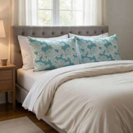 Funda De Cojín Elegant Floral Vintage Charm