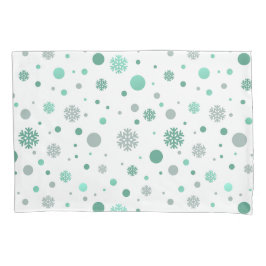 Funda De Cojín Elegant green and white  merry Christmas 