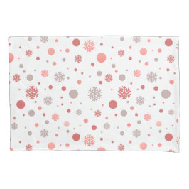 Funda De Cojín Elegant pink and white merry Christmas 