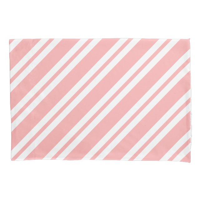 Funda De Cojín Elegant pink and white merry Christmas  (Anverso)