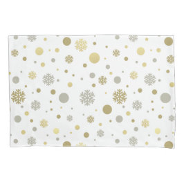 Funda De Cojín Elegant yellow and white gray merry Christmas 