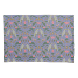 Funda De Cojín Elegante azul lavanda garceta Heritage Revival