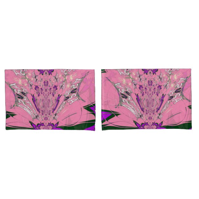 Funda De Cojín Elegante Bloom Monográfico: Hermoso Motif Personal (Anverso - Set)