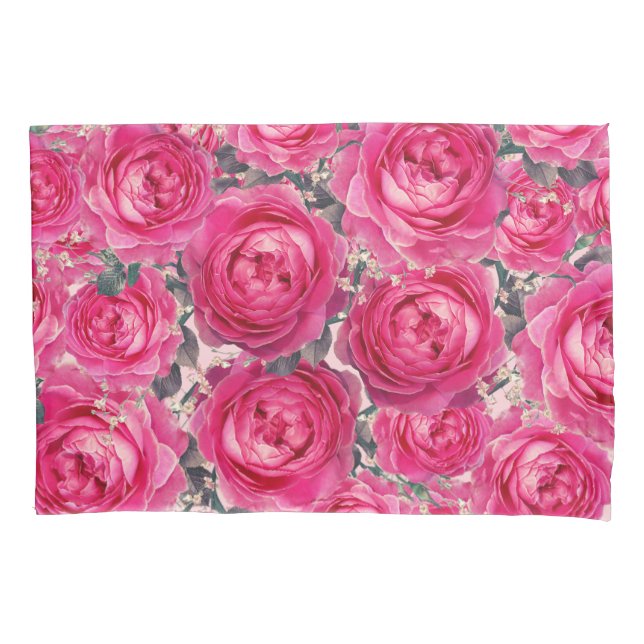 Funda De Cojín Elegante Bouquet de Rosas (Anverso)