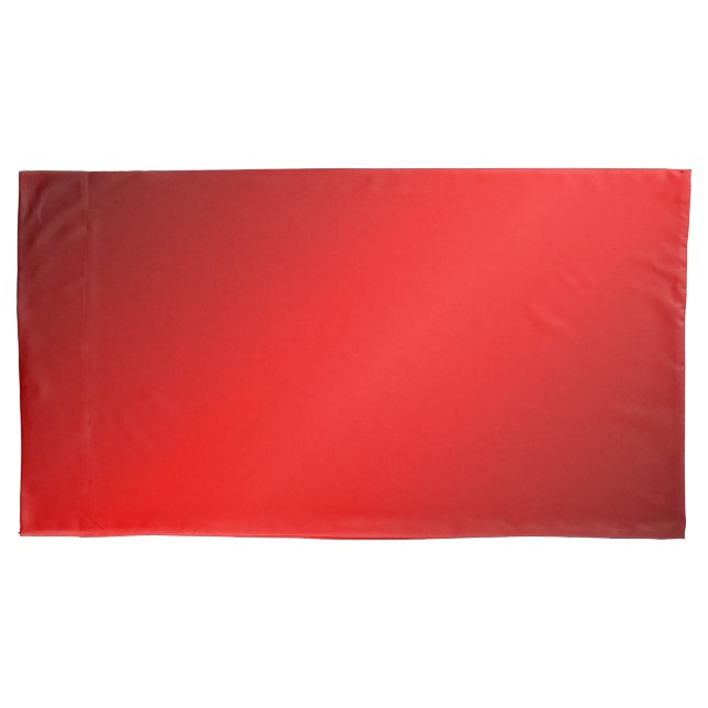 Funda De Cojín Elegante degradado rojo (Anverso)