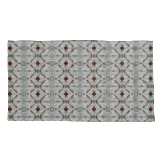 Funda De Cojín Elegante gris azul y borgoña (Reverso-Izquierdo)