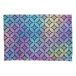 Funda De Cojín Elegante Patrón de Círculos Florales Abstractos Ab