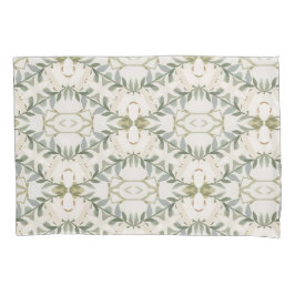 Funda De Cojín Elegante patrón floral neutral