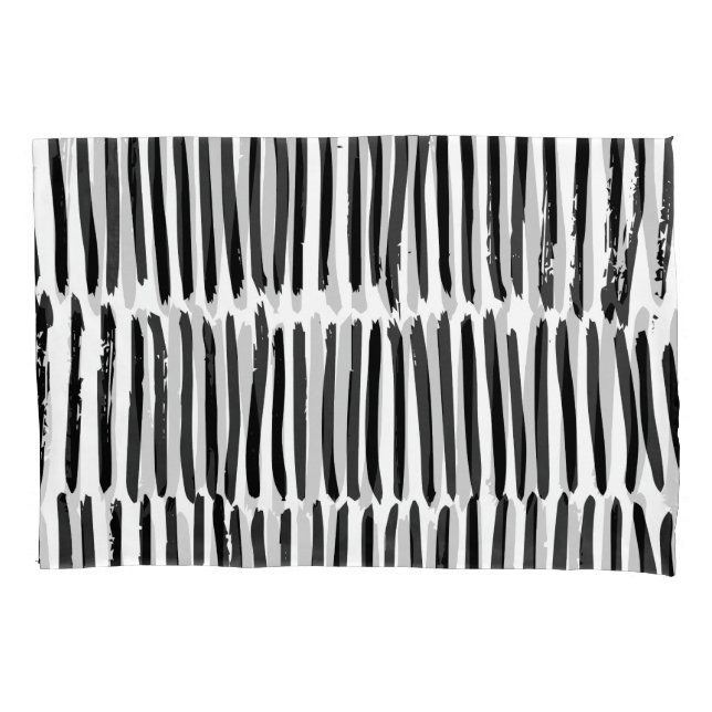 Funda De Cojín Elementos verticales: Estilo sin soldadura de mano (Anverso)
