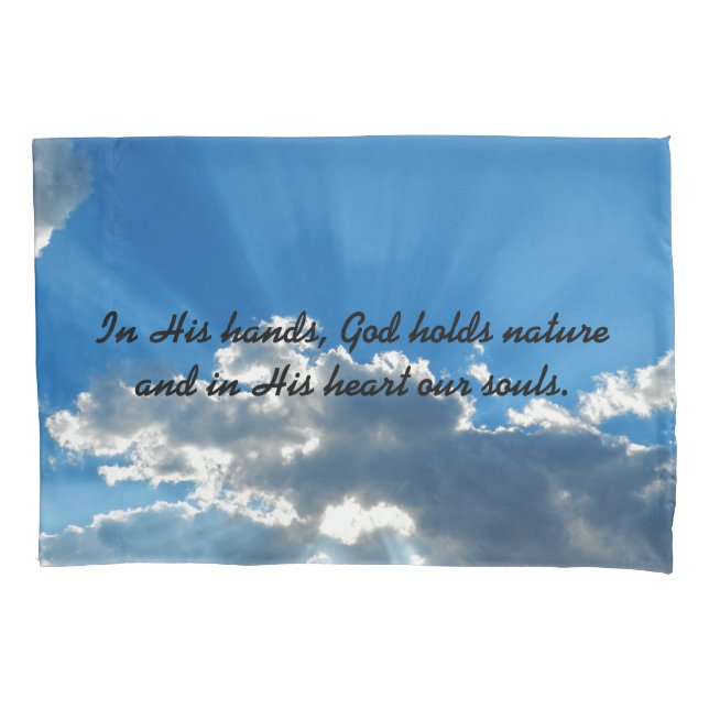 Funda De Cojín En sus manos (Anverso)