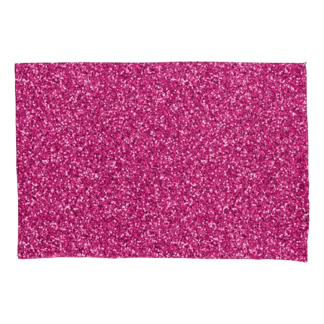 Funda De Cojín Encantado Brillo Rosa (Anverso)