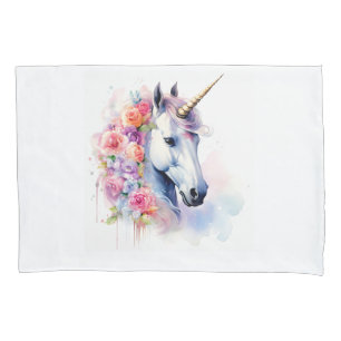 Funda De Cojín Encantadora fundición de unicornio