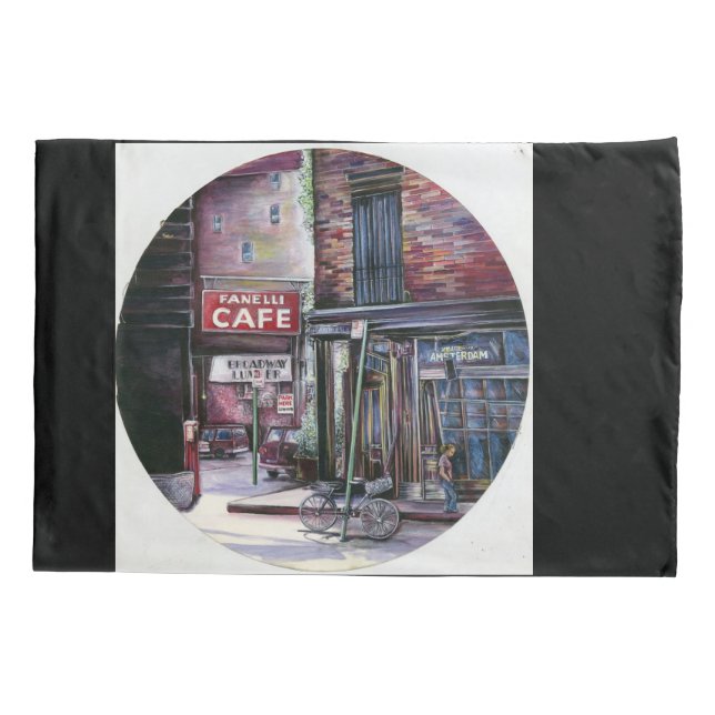 Funda De Cojín Encanto Fanelli, Nueva York (Reverso)