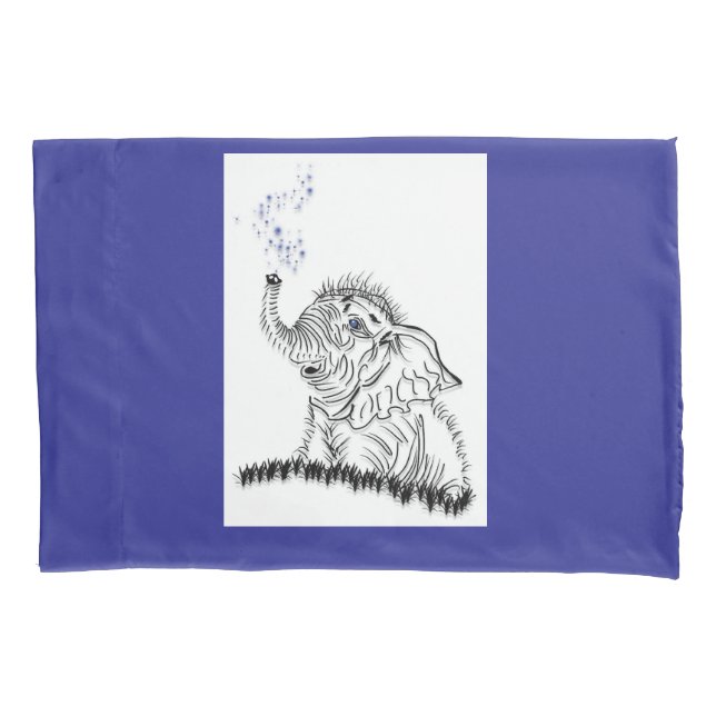 Funda De Cojín Energía elefante (Anverso)