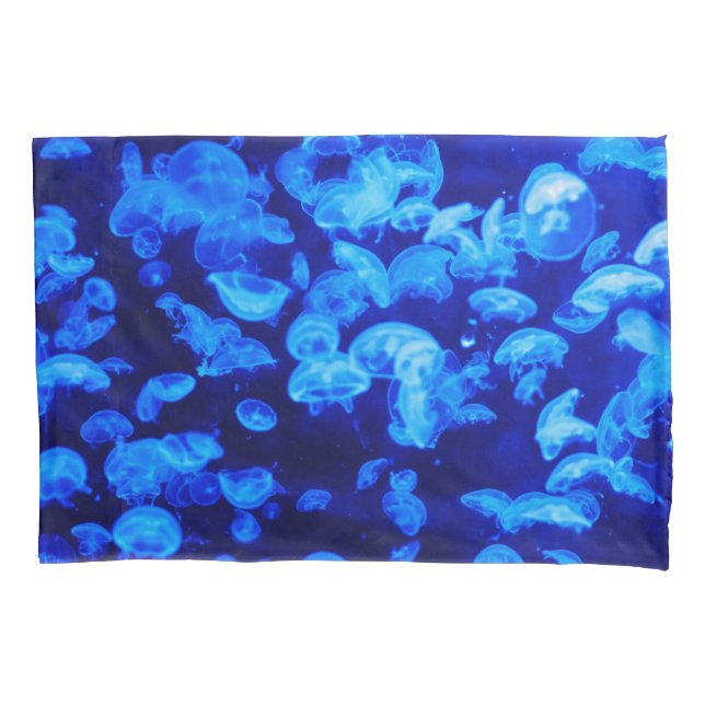 Funda De Cojín Enjambre de medusas (Anverso)