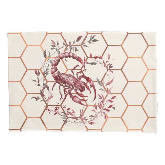 Funda De Cojín Escorpio Elegante (Anverso)