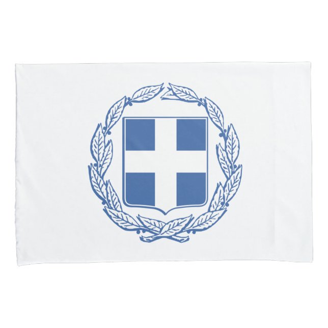 Funda De Cojín Escudo de armas de Grecia (Anverso-Derecho)