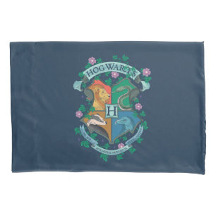 Funda De Cojín ESCUDO floral HOGWARTS™