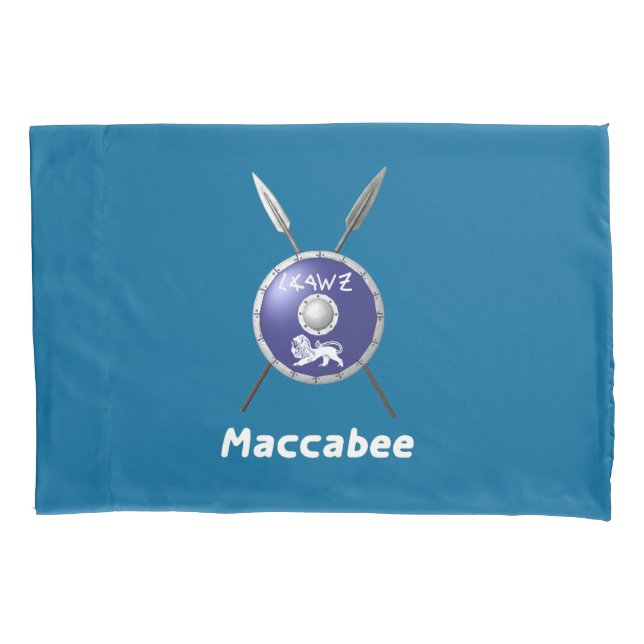 Funda De Cojín Escudo Macabee Y Spears (Anverso)