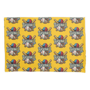 Funda De Cojín Esencias clásicas de béisbol / Elegante leyenda re