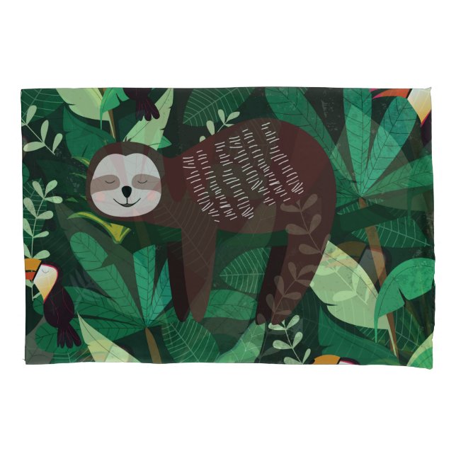 Funda De Cojín Eslora tropical: patrón sin foco Personalizado (Anverso)