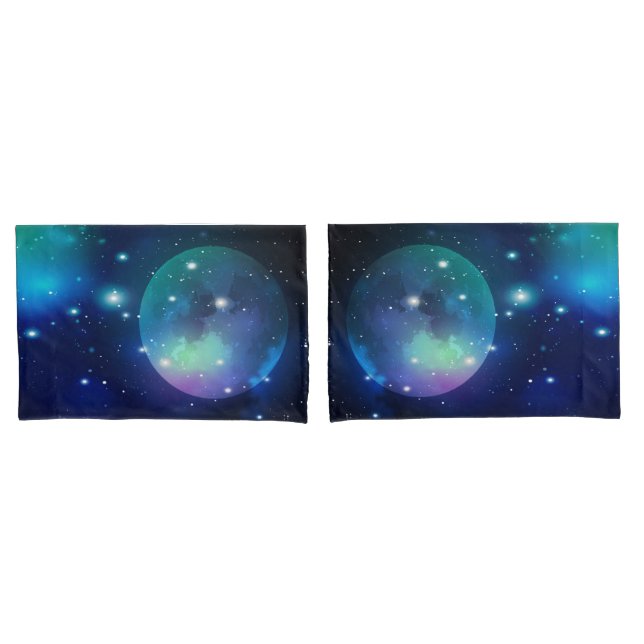 Funda De Cojín Espacio ultraterrestre y estrellas (Anverso - Set)