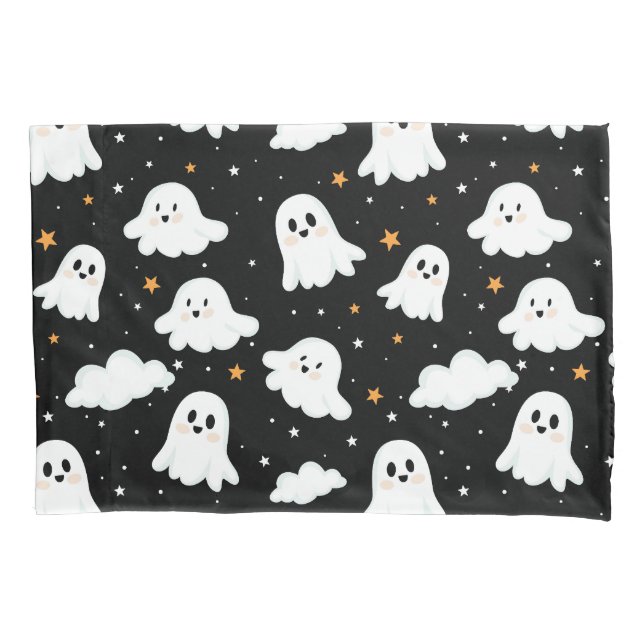 Funda De Cojín Espeluznante estela de estela nublada de Halloween (Anverso)