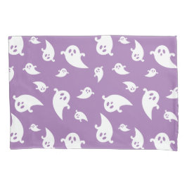Funda De Cojín Espeluznante Patrón De Fantasmas Blancos En Hallow