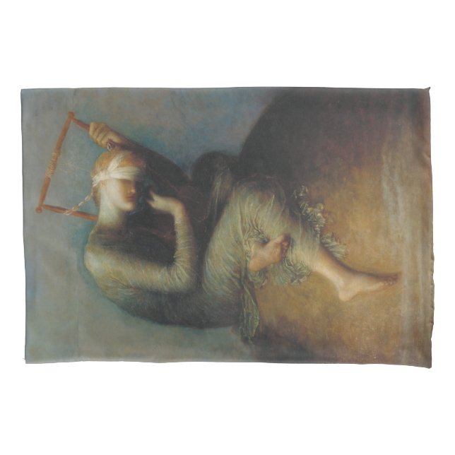 Funda De Cojín Esperanza (de George Frederick Watts) (Anverso-izquierdo)