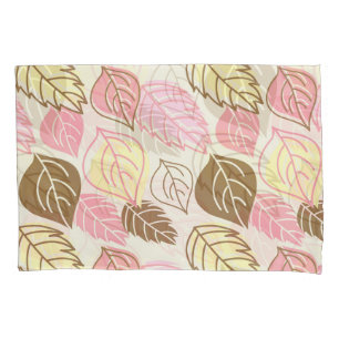 Funda De Cojín Esplendor Otoño: Patrón de hojas sin foco